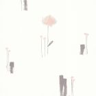 Papier Peint Expansé sur Intissé - Fleur - Rose