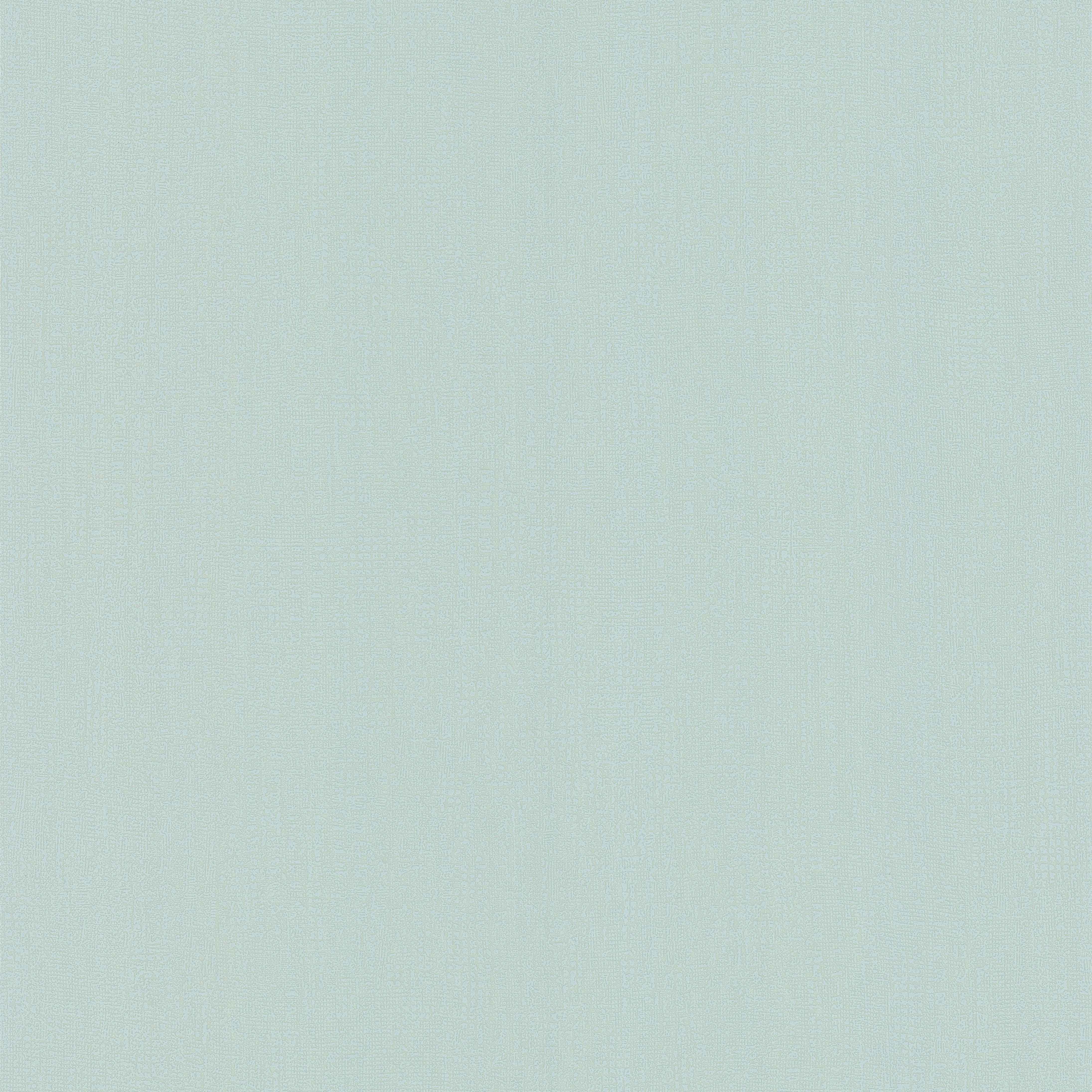 Papier Peint Expansé sur Intissé - Uni - Bleu turquoise