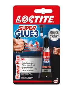 Superglue-3 Power Flex Loctite - Gel transparent 3 g